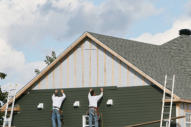 Professional Siding Replacement technician working in Manchester, PA